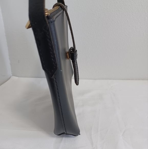 J.CREW Parker crossbody bag black leather - Picture 3 of 10